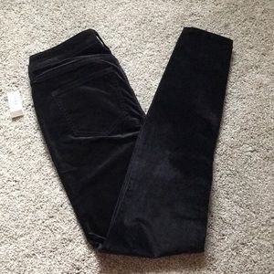 Old Navy Black Velvet Jeans